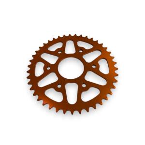 Kettenrad orange 43 Z für KTM Duke 125 200 390 RC 125 200 390 Esjot Alu
