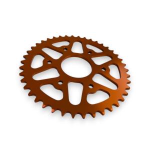 Kettenrad orange 43 Z für KTM Duke 125 200 390 RC 125 200 390 Esjot Alu