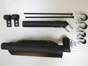 Flüsterauspuff Auspuff leise Kawasaki KVF 650-750 Brute Force Geräuschreduzierung