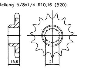 DID Kettensatz X-Ring VX3 für Yamaha XT 600 E 89-98 Niet-&Clipschloss