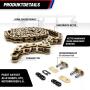 DID chain kit X-ring VX3 for Suzuki GS 500 E-R,S,T,V,W (2Cyl)   1994-1998 rivet & clip lock