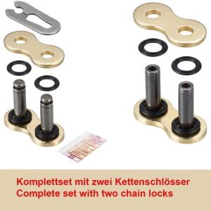 DID Kettensatz X-Ring VX3 für Kawasaki Z 200 A1-A6    1977-1983 Niet-&Clipschloss