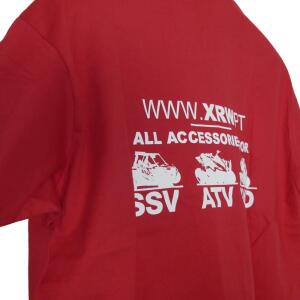 XRW T-Shirt in Rot in verschiedenen Größen
