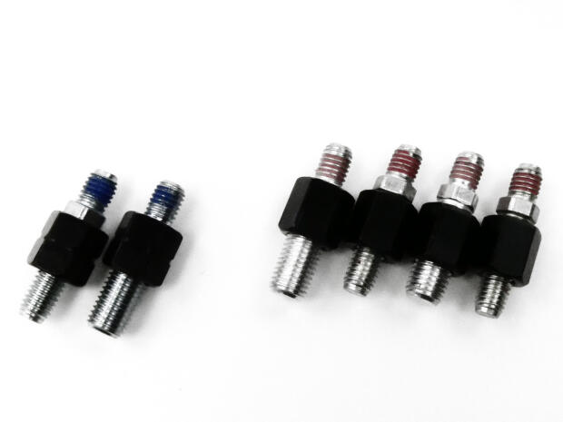 Spiegeladapter Set 6-Stück mit M10 M8 rechts + links Gewinde