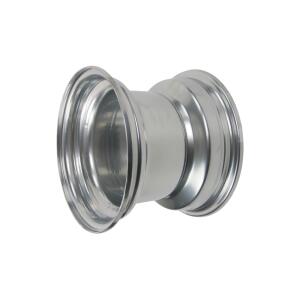 Wheel Rim 10x8-137 rear Quad ATV Chrome