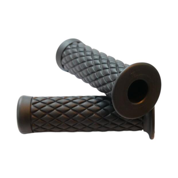 Chopper Motorradgriffe Diamond-Style 7/8" & 1" Schwarz