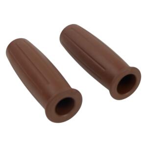 Old School Grip Rubber brown for 22 mm Handlebar Chopper Bobber CafeRacer