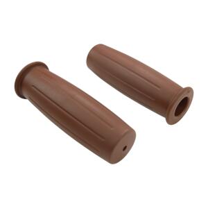 Old School Grip Rubber brown for 22 mm Handlebar Chopper Bobber CafeRacer