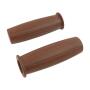 Old School Grip Rubber brown for 22 mm Handlebar Chopper Bobber CafeRacer