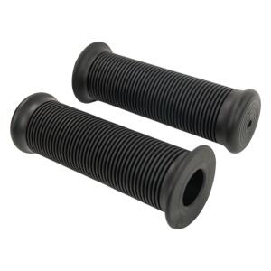Universal Vintage Grip Rubber Black 22mm (7/8") 1" Grips