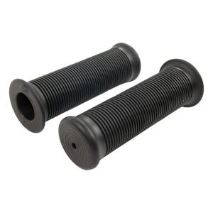 Universal Vintage Grip Rubber Black 22mm (7/8") 1" Grips
