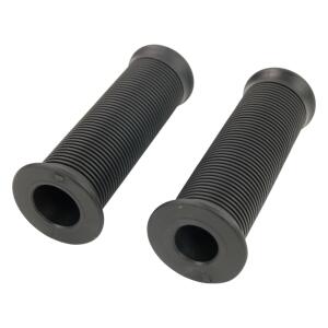 Universal Vintage Grip Rubber Black 22mm (7/8") 1" Grips