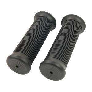 Universal Vintage Grip Rubber Black 22mm (7/8") 1" Grips