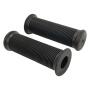 Universal Vintage Grip Rubber Black 22mm (7/8") 1" Grips