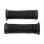 Universal Vintage Grip Rubber Black 22mm (7/8") 1" Grips