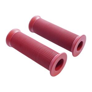 Universal Vintage Grip Rubber Dark Red 22mm (7/8") Grips 22mm