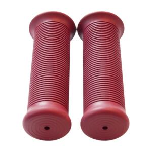Universal Vintage Grip Rubber Dark Red 22mm (7/8") Grips 22mm