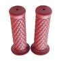 Chopper Motorradgriffe Diamond-Style 7/8" 1" Dunkelrot