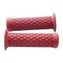 Chopper Motorradgriffe Diamond-Style 7/8" 1" Dunkelrot