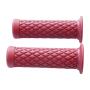 Chopper Motorradgriffe Diamond-Style 7/8" 1" Dunkelrot