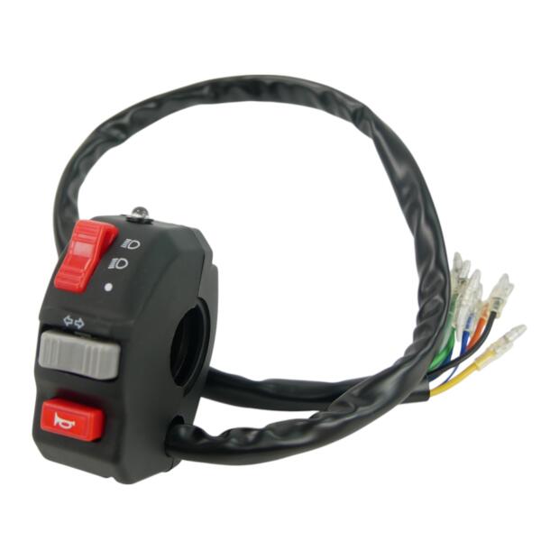 Schaltereinheit Motorrad 28,6mm Lernker Licht Hupe Blinker Steuer