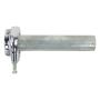 Gasdrehgriff Universal Chrom Metall für 22 mm Lenker Motorrad