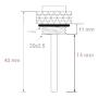 Ölthermometer für Kawasaki Honda Yamaha 20x2,5mm CBR KLX XV
