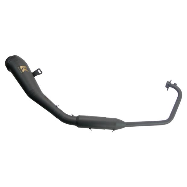 Auspuffanlage Turbokit für Suzuki GSX-R 125/GSX S 125 Schwarz