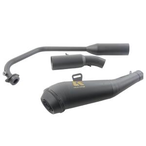 Auspuffanlage Turbokit für Suzuki GSX-R 125/GSX S 125 Schwarz