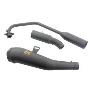 Auspuffanlage Turbokit für Suzuki GSX-R 125/GSX S 125 Schwarz