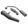 Auspuffanlage Turbokit für Suzuki GSX-R 125/GSX S 125 Schwarz