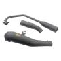Auspuffanlage Turbokit für Suzuki GSX-R 125/GSX S 125 Schwarz