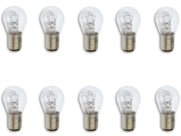 Glühbirne Bilux 12 V 35/35 Watt BA20D 10-er Packung