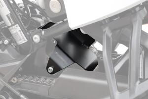 Stoßdämpfer Hitzeschild Hinten für Husqvarna Norden 901 Bj. 24 Schwarz