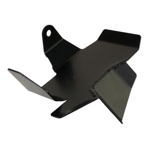 Stoßdämpfer Hitzeschild Hinten für Husqvarna Norden 901 Bj. 24 Schwarz