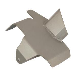 Stoßdämpfer Hitzeschild Hinten für Husqvarna Norden 901 Bj. 24 Silber Matt