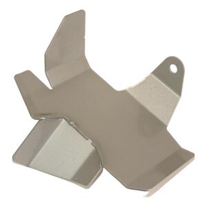 Stoßdämpfer Hitzeschild Hinten für Husqvarna Norden 901 Bj. 24 Silber Matt