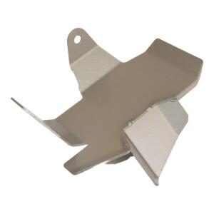 Stoßdämpfer Hitzeschild Hinten für Husqvarna Norden 901 Bj. 24 Silber Matt