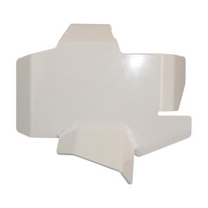 Stoßdämpfer Hitzeschild Hinten für Husqvarna Norden 901 ab Bj. 24 Weiß