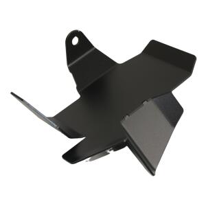 Stoßdämpfer Hitzeschild Hinten für Husqvarna Norden 901 Bj. 24 Schwarz Texturiert