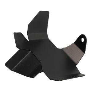 Stoßdämpfer Hitzeschild Hinten für Husqvarna Norden 901 Bj. 24 Schwarz Texturiert