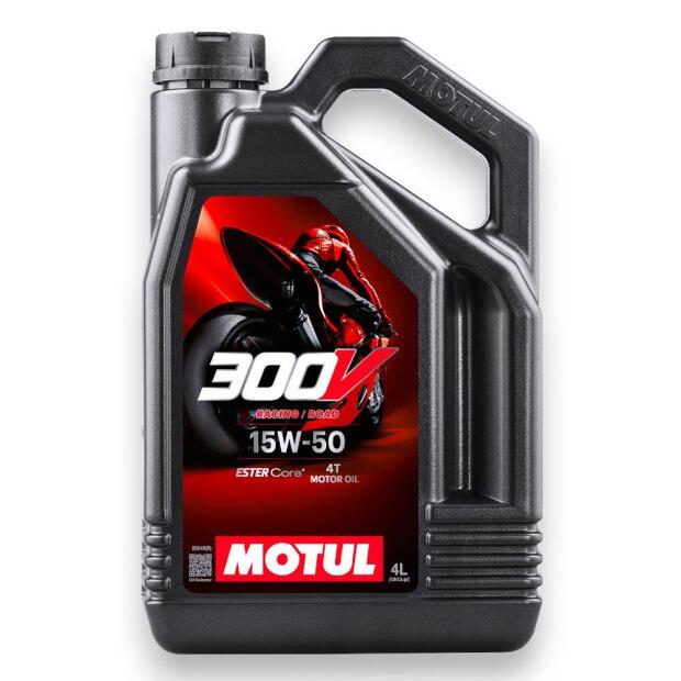 Motul 300V 15W-50 Racing Oil for Engine & Gear Protection 4 Liter