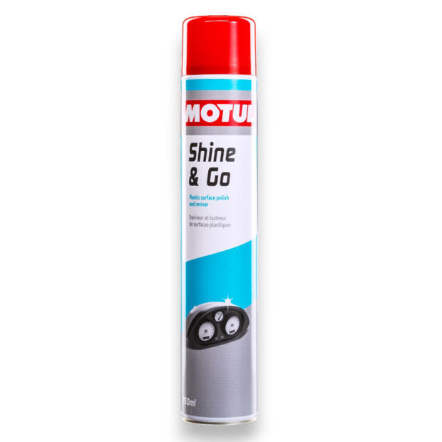 Motul Shine & Go 750ml - High-Gloss Care for Plastic & Rubber
