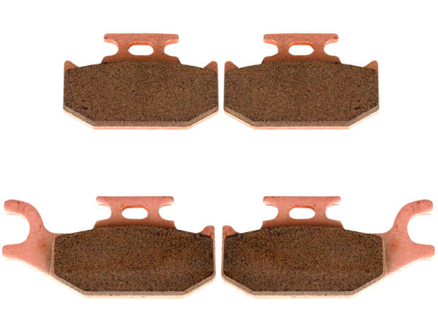 2x Bremsbeläge für Bombardier Can Am DS Outlander Quest Traxter Commander Maverick Renegade Ryker rechts + links vorne Sintermetall