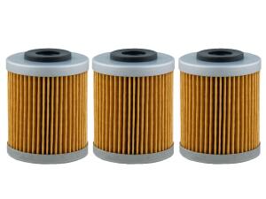 Oil filter x3 for Hyosung Keeway Kreidler KSR Mash Suzuki...