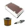 Wartungs Set Luftfilter Ölfilter Zündkerze für Yamaha XT 600 E 90-03
