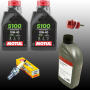 Maintenance package for Adly Herkules Hurricane / Supermoto 320 oil spark plug oil drain plug