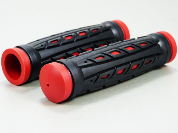 Two Components Quad ATV Grips Black-Red