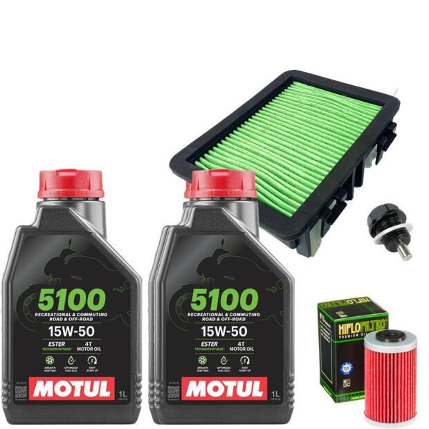 Ölwechselset für KTM Duke / RC 125 / 390 Ölwechsel Öl Ölfilter Ölablasschraube Luftfilter