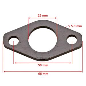 Ansaugstutzen Isolierplatte Flansch für Yamaha DT 50 MX